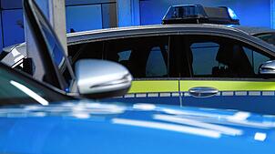 Die Landespolizei von Baden-Württemberg. Das Foto entstand als Symbolfoto im Polizeirevier Überlingen, das zum Polizeipräsidium ...