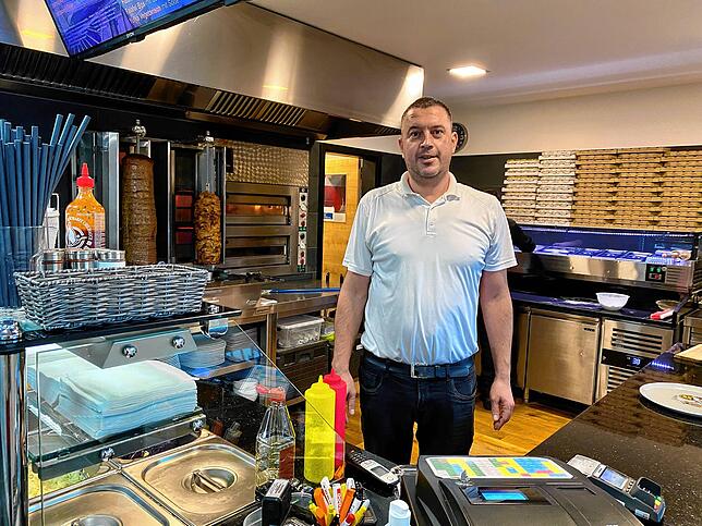 “Die Produktpreise sind extrem gestiegen“, erklärt Metin Bulut, Saray Kebab.