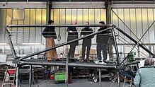 Ein Modell für ein Stegbauteil.