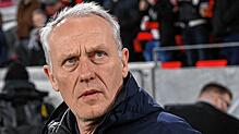 Christian Streich im Breisgauer Stadion. Bleibt er noch beim SC Freiburg?