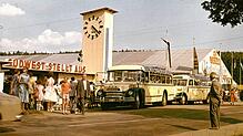 Die Südwestmesse – hier ein Foto aus dem Jahr 1960 – hieß in den Anfangsjahren noch „Südwest stellt aus“. Gleich geblieben über all die ...
