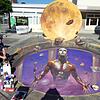 Als Motiv für sein großes 3D-Bild zum Blumberger Street-Art-Festival nimmt Nikolaj Arndt dieses Mal kein Tier sondern eine menschliche ...