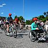 Das waren Zeiten: Radler überqueren beim Slowup 2014 die Laufenbrücke. Weil das Breitensportereignis dieses Jahr schon zum zweiten Mal ...