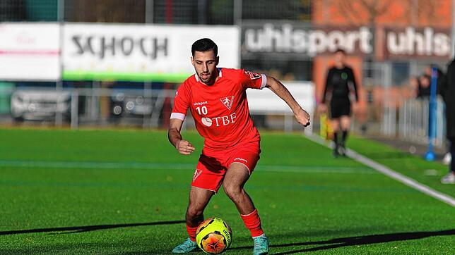 Er wird beim Gastspiel in Oberachern fehlen: Gianluca Serpa ist wegen einer Ampelkarte gesperrt.
