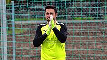 Ist parat: Cihan Ceylan soll den Kasten des VfB Waldshut im Hinspiel gegen den FC Emmendingen sauber halten.