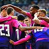 Jubel: Die deutsche Fußball-Nationalmannschaft hat sich vorzeitig für das Achtelfinale qualifiziert.