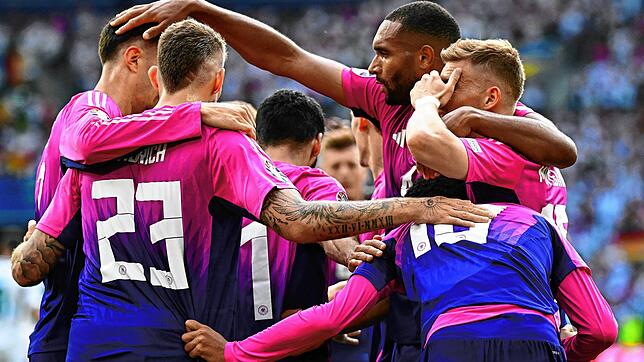 Jubel: Die deutsche Fußball-Nationalmannschaft hat sich vorzeitig für das Achtelfinale qualifiziert.