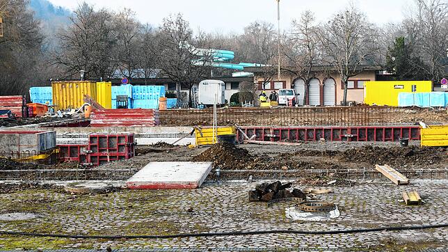 Die Bauarbeiten für die neue Scheffelhalle laufen &ndash; mit 5,7 Millionen Euro ist es das teuerste städtische Bauvorhaben 2024.