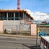 Das wird die neue Realschule: Von der Villinger Straße aus ist schon gut zu sehen, wie der Neubau in die Höhe wächst.