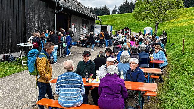 Christi Himmelfahrt ist als Vatertag in der Region ein Ausflugs-Muss. Hier der Hock in Gütenbach von 2024.