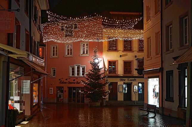 Bild 10: Eine Tour durch Bad Säckingen in der Nacht: Pure Stille und kaum ein Mensch &ndash; wegen der Ausgangssperre