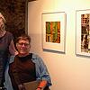 Der Alemannische Literaturpreisträger Christoph Keller mit seiner amerikanischen Frau Jan Heller Levi in seiner Fotoausstellung ...