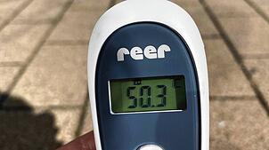 50,3 Grad Celsius hat der SÜDKURIER 2024 auf dem Boden der Tegginger Straße gemessen – an einem Tag, an dem 29 Grad Außentemperatur ...