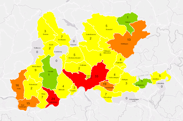 Bild 2: Ticker-Archiv (2): Entwicklungen am Hochrhein und im Südschwarzwald in der Corona-Krise in der Zeit von 1. bis 15. April 2020