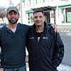 Jugendleiter José Vazquez (links) und Mike Jegg aus dem TTC-Vorstandsteam haben sich der Jugendarbeit verschworen. Bild: Reiner Baltzer