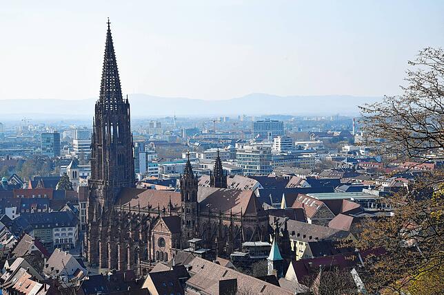 Bauernführer Hans Müller aus dem Schwarzwald belagerte im Mai 1525 erfolgreich Freiburg im Breisgau mit dem berühmten Münster.