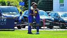 Die SpVgg F.A.L. (Mark Burgenmeister, links, und Erik Boan Cesar) hat sich beim Hegauer FV mit einem klaren 4:0-Erfolg durchgestetzt .