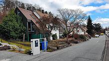 Auf dieser Straßenansicht zeigt sich, wie unterschiedlich die Häuser gestaltet wurden.