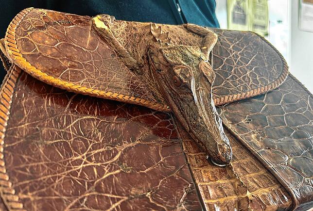 Das kurze Leben des Krokodils endete als Handtasche.