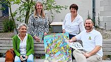 Die Organisatoren hoffen auf gutes Wetter beim Kulturufer: (von links) Regine Ankermann, Ines Weber, Cathrin Batzner und Daniel Schweizer.