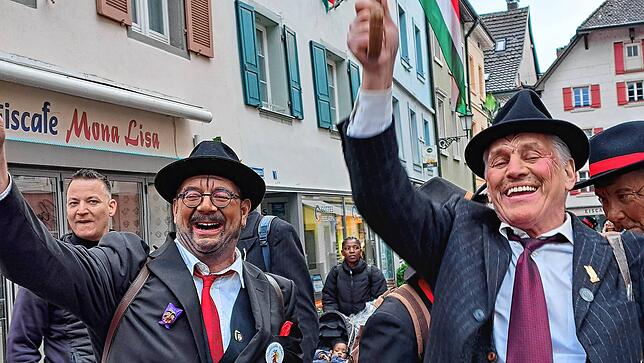 Bild 13: Bilder vom Narrenbaumstellen in Bad Säckingen