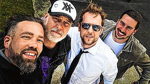 Die Rock- und Blues-Band Lieber Anders feiert die Veröffentlichung ihres neuen Albums „Elephant“. Foto: Marcel Kübler