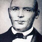 Der Firmengründer Johann Lenz um 1870.