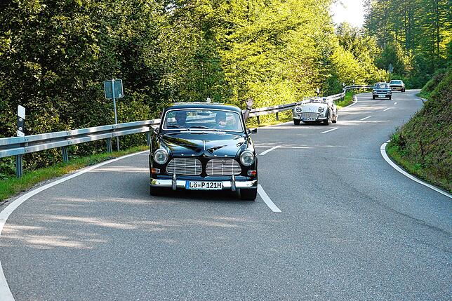 Bild 3: Die Oldtimer-Rallye Eggberg-Klassik am Samstag sorgt wieder für Begeisterung