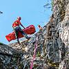Die Bergwacht Höchenschwand wurde seit März vier Mal angefordert und rückte drei Mal aus. Unser Archiv-Bild zeigt die Retter bei einer ...