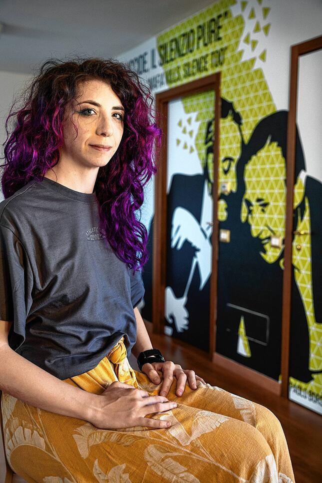 Jennifer Riboli (34) von der Anti-Mafia-Organisation Libera.