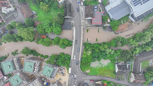 Das Juni-Hochwasser 2024 hat - wie hier in Leinzell im Ostalbkreis - enorme Schäden angerichtet. (Archivbild)