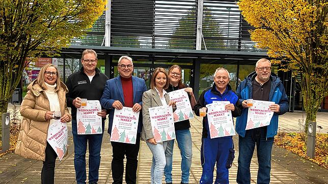Das Orgateam Katharina Ulbrich, Michael Pätzholz, Ralf Baumert, Jessica Trombetta, Jasmin Herb, Christian Klett und Werner Niete (von ...