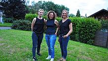 Diese drei Frauen möchten einen Landfrauen-Verein gründen (von links): Nadja Spiess, Sabine Thiel, Elke Jäger. Bild: Yvonne Würth