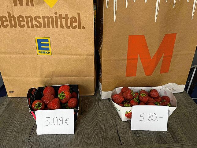 Mit den Erdbeeren kommt der Frühling. Ab dann liegen die roten Beeren in einigen Einkaufkörben. Ein Ausflug in die Schweiz für die ...