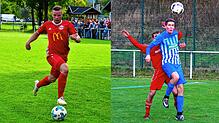 Neu bei der SG FC Wehr-Brennet: Christof Bank (links) kommt vom Ligarivalen FC Wallbach und Jan Steininger (hier noch im Trikot des FV ...