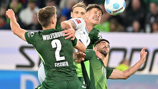 Wolfsburg und Hoffenheim lieferten sich ein umkämpftes Duell.