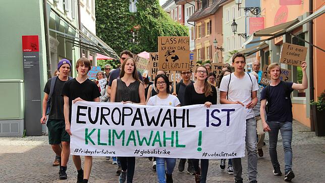 Die Europawahl stand bei der jüngsten &bdquo;Friday For Future&ldquo;-Demonstration in Bad Säckingen im Mittelpunkt. Organisiert wurde ...