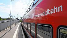 Die Schwarzwaldbahn am Bahnhof Konstanz-Petershausen (Archivbild). Im Januar ist sie von Ausfällen betroffen.