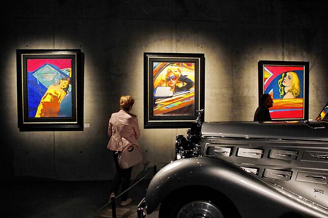Autos und Kunst an einem Ort: Das gibt es im MAC Museum Art & Cars in Singen.