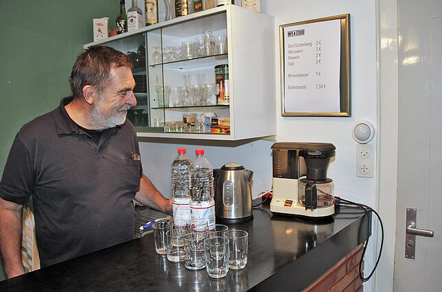 Die alte Wigo-Kaffeemaschine leistet bis heute gute Dienste.