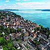 Überlingen aus der Luft: Wurde die Stadt zur großen Großen Kreiselstadt, Übi oder Alefenzingen gewählt?