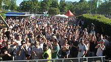 Gute Stimmung beim Gute-Zeit-Festival.