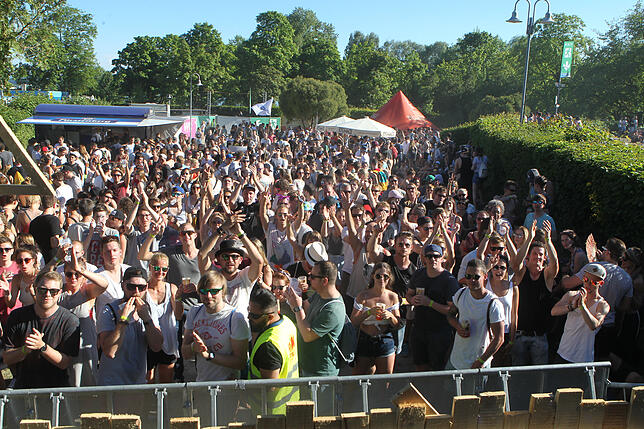 Gute Stimmung beim Gute-Zeit-Festival.