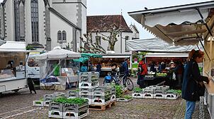Der Wochenmarkt findet wieder auf der Marktstraße statt, sobald dort die Pflastersanierung abgeschlossen ist. Händler begrüßen das. ...