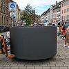 Der nächste Schritt für eine grünere Stadt Konstanz: An der Treppenanlage an der Marktstätten-Unterführung werden Pflanzkübel aufgestellt.