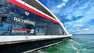 (Archivbild) So sollte es sein: Das Fährschiff „Richmond“ bringt Fahrzeuge und Passagiere über den Bodensee. Doch immer wieder ...