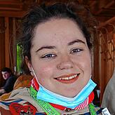 Julia Wetz, hier am dritten Schmutzige 2022 zu Corona-Zeiten, genießt die närrischen Tage als Pflumeschlucker.