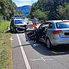 Zu einem schweren Unfall ist es am Freitagmittag auf der B34 zwischen Wallbach und Bad Säckingen gekommen