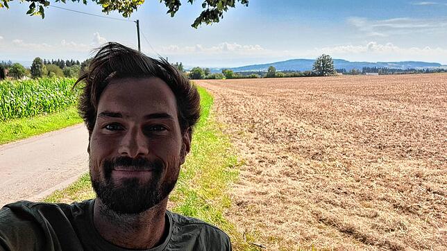 Das letzte Selfie der Reise in Oberhomberg.