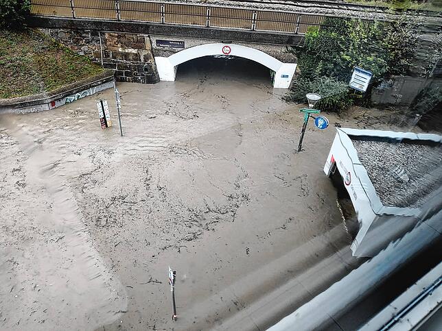 Beträchtlich sind die Schäden des Hochwassers in Bad Säckingens Partnergemeinde Purkersdorf.